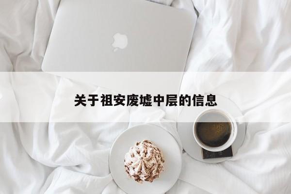 关于祖安废墟中层的信息
